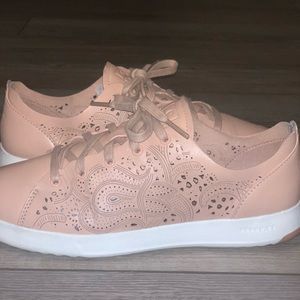 Cole Haan Womens 7 Sneakers Grand Series Light Pink Leather